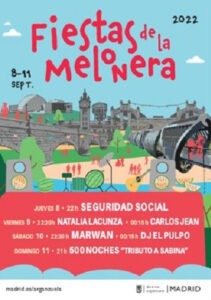 Fiestas de la melonera 2022 en madrid rio